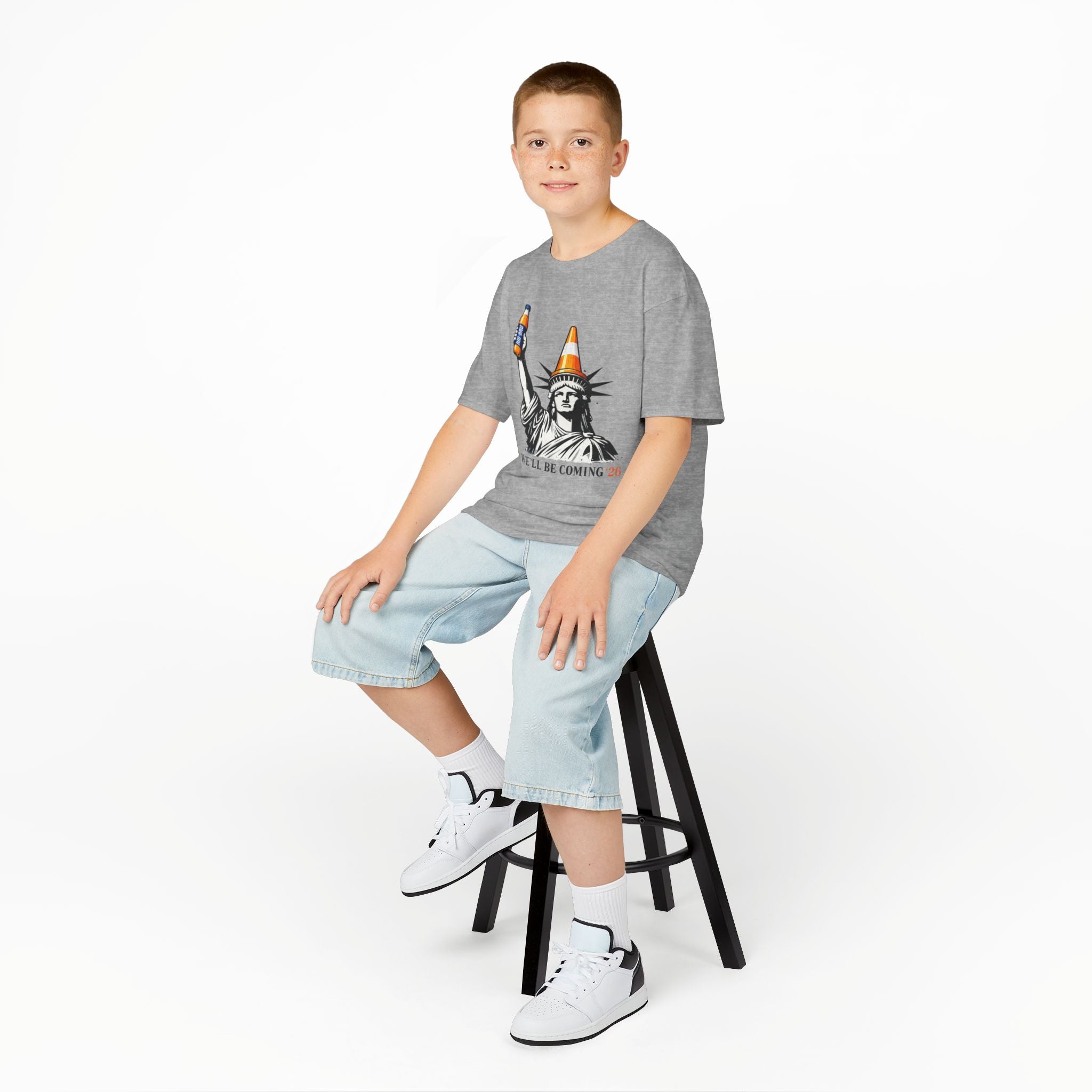 Kids Tee — Liberty Orange Bru