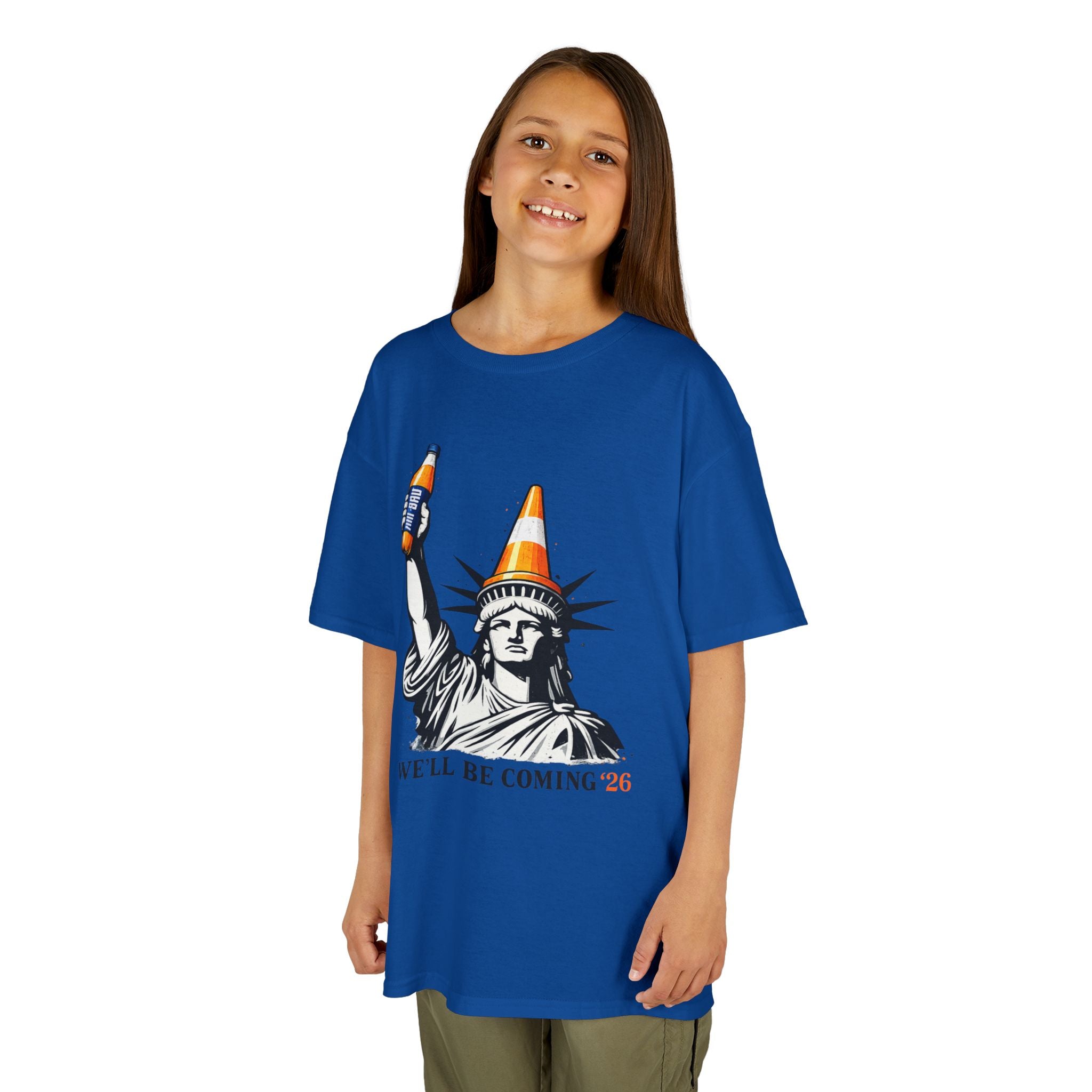 Kids Tee — Liberty Orange Bru